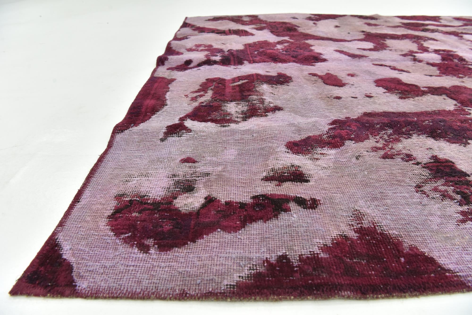 6' 5 x 7' 4 Hand Knotted Ultra Vintage Persian Wool Rug