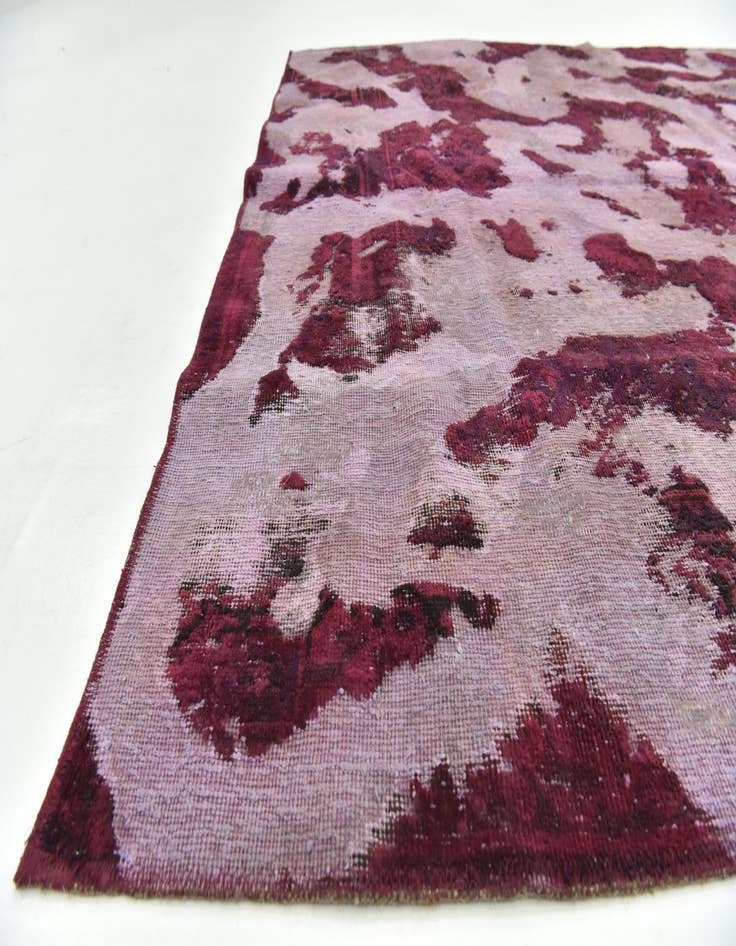 Detail image of 6' 5 x 7' 4  Hand Knotted Ultra Vintage Persian Wool Rug