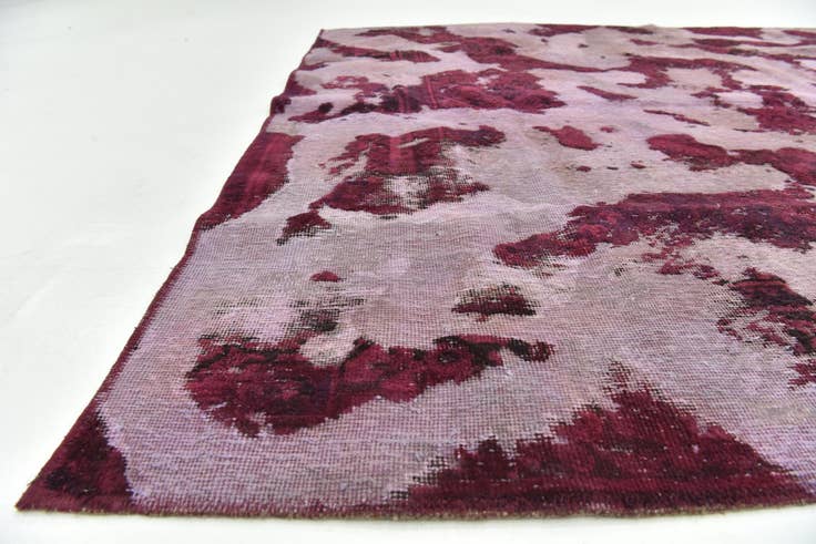 Detail image of 6' 5 x 7' 4 Hand Knotted Ultra Vintage Persian Wool Rug