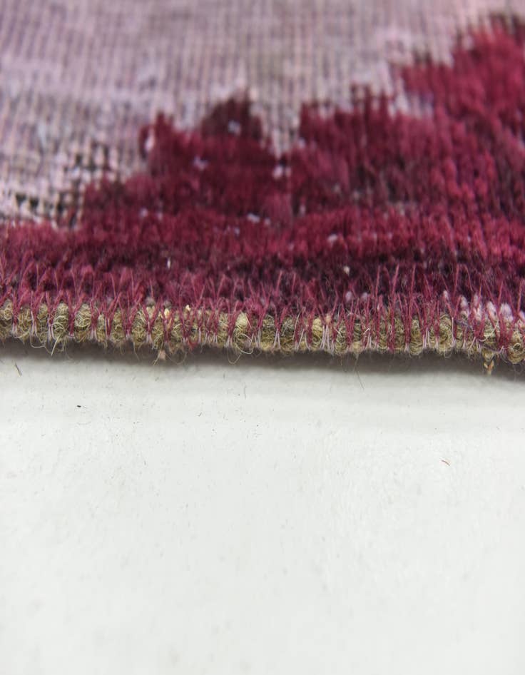 Detail image of 6' 5 x 7' 4  Hand Knotted Ultra Vintage Persian Wool Rug