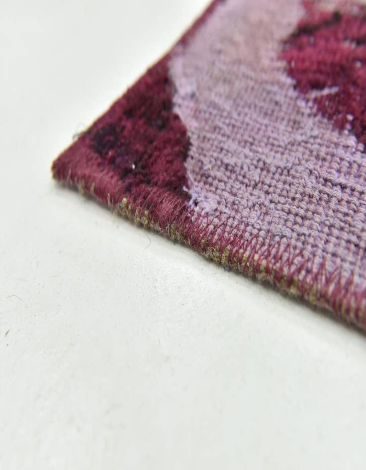 Detail image of 6' 5 x 7' 4  Hand Knotted Ultra Vintage Persian Wool Rug