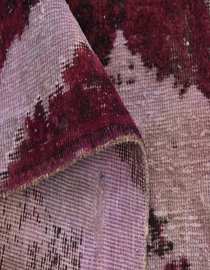 Detail image of 6' 5 x 7' 4  Hand Knotted Ultra Vintage Persian Wool Rug