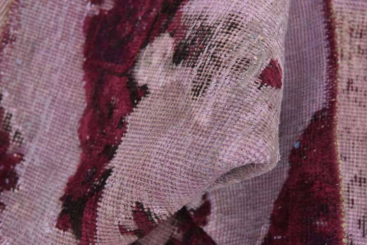 6' 5 x 7' 4 Hand Knotted Ultra Vintage Persian Wool Rug