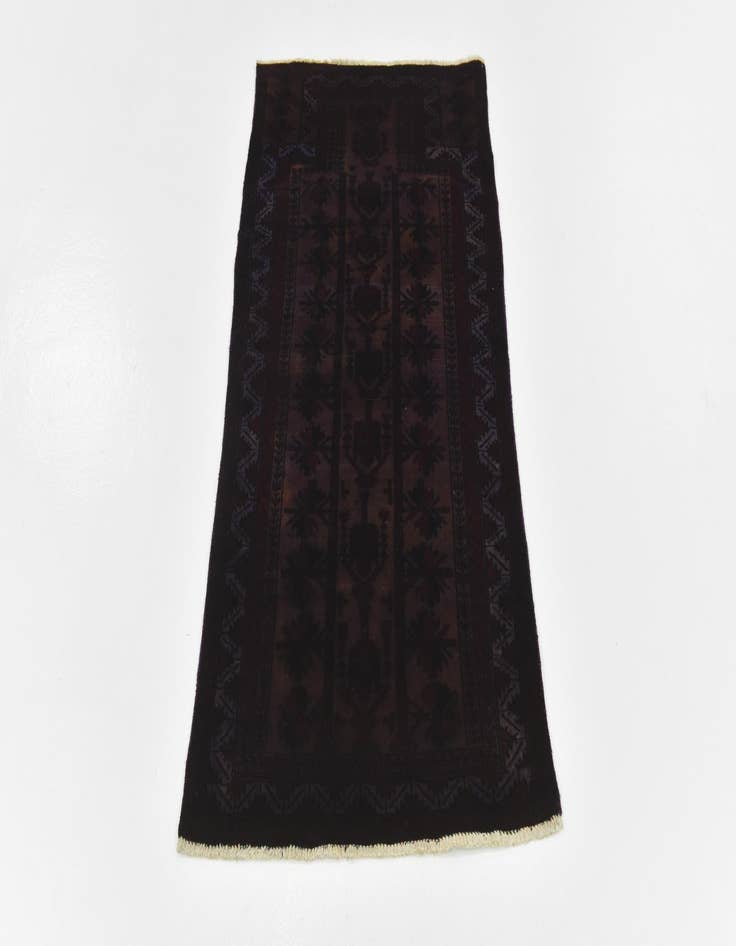 Detail image of 2' 4 x 4' 6 Hand Knotted Ultra Vintage Persian Wool Rug