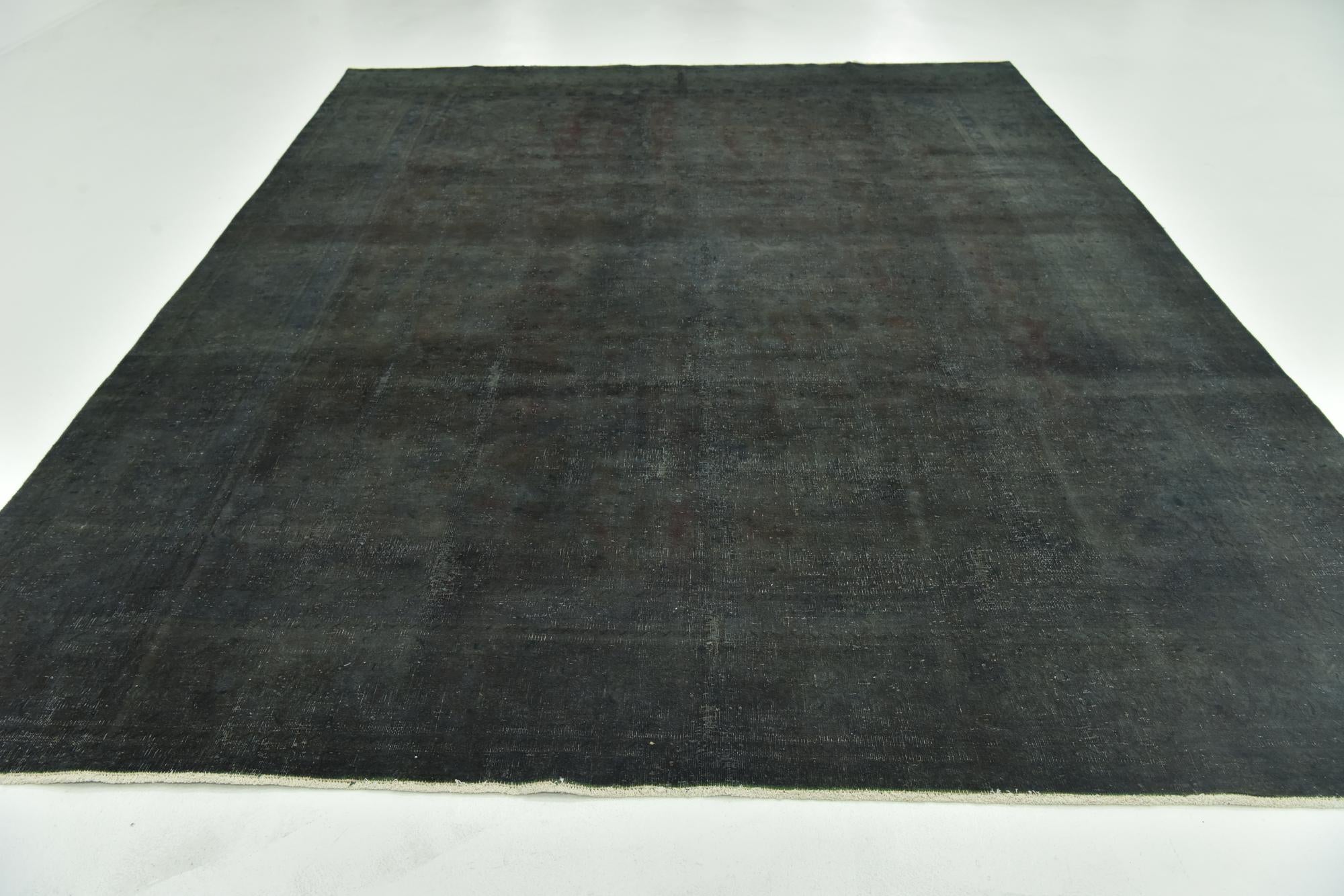 9' 2 x 12' 6 Hand Knotted Ultra Vintage Persian Wool Rug