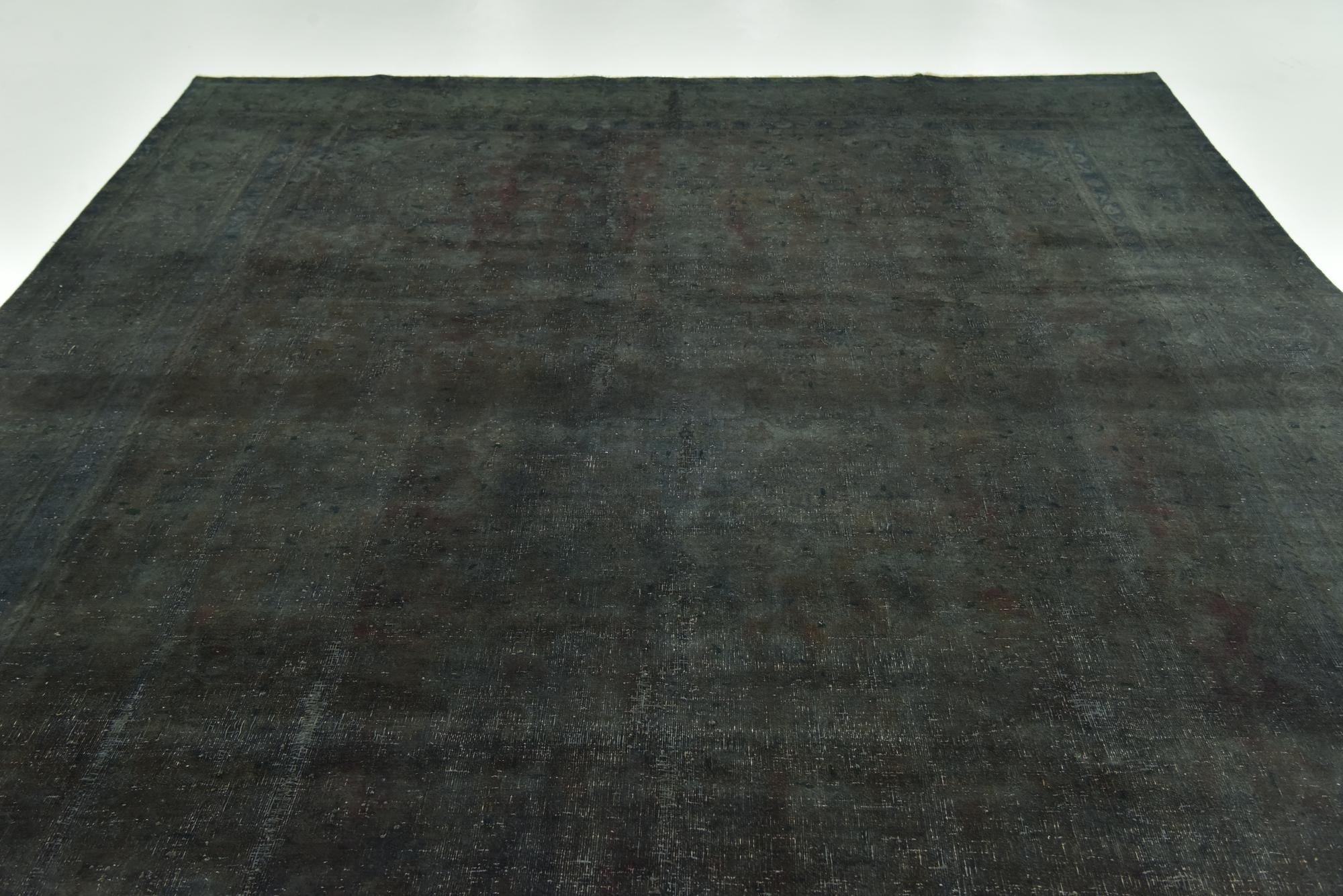 9' 2 x 12' 6 Hand Knotted Ultra Vintage Persian Wool Rug