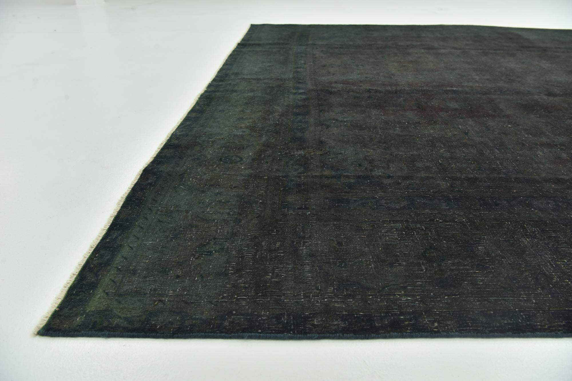 9' 2 x 12' 6 Hand Knotted Ultra Vintage Persian Wool Rug