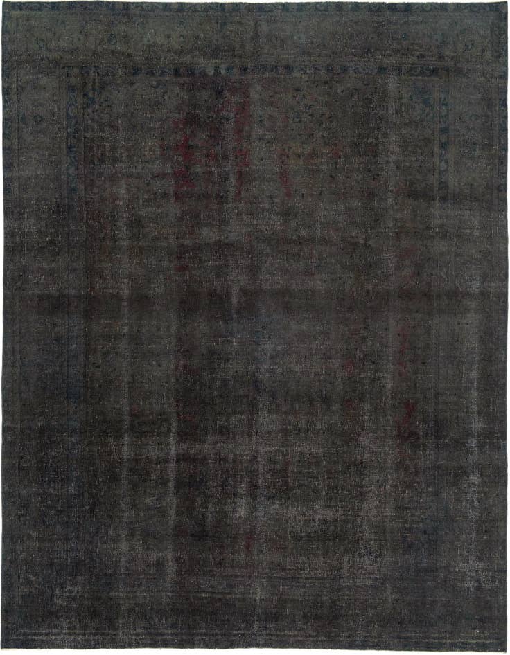 Detail image of 9' 2 x 12' 6 Hand Knotted Ultra Vintage Persian Wool Rug
