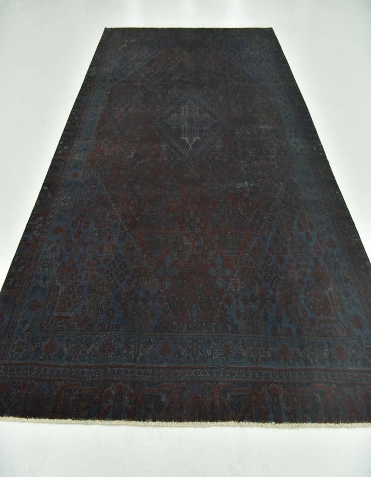 Detail image of 8' 6 x 11' 9 Hand Knotted Ultra Vintage Persian Wool Rug