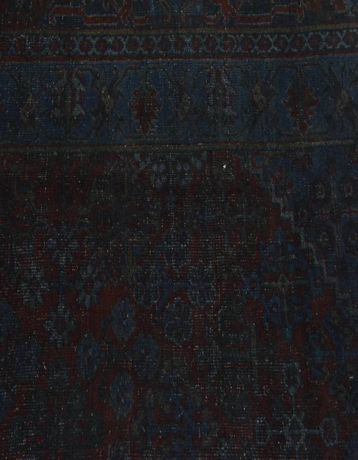 Detail image of 8' 6 x 11' 9 Hand Knotted Ultra Vintage Persian Wool Rug