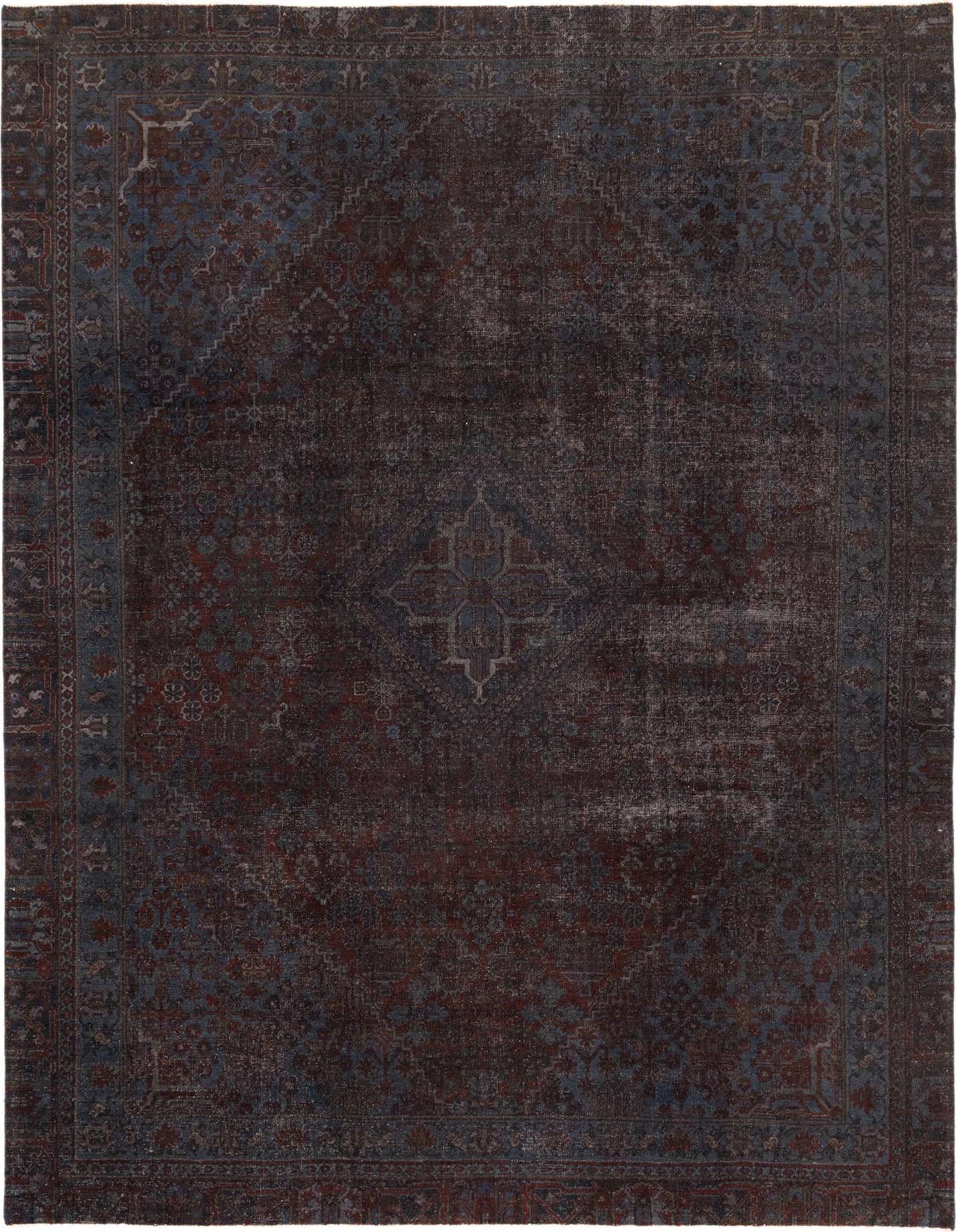 Primary image  8' 6 x 11' 9  Hand Knotted Ultra Vintage Persian Wool Rug