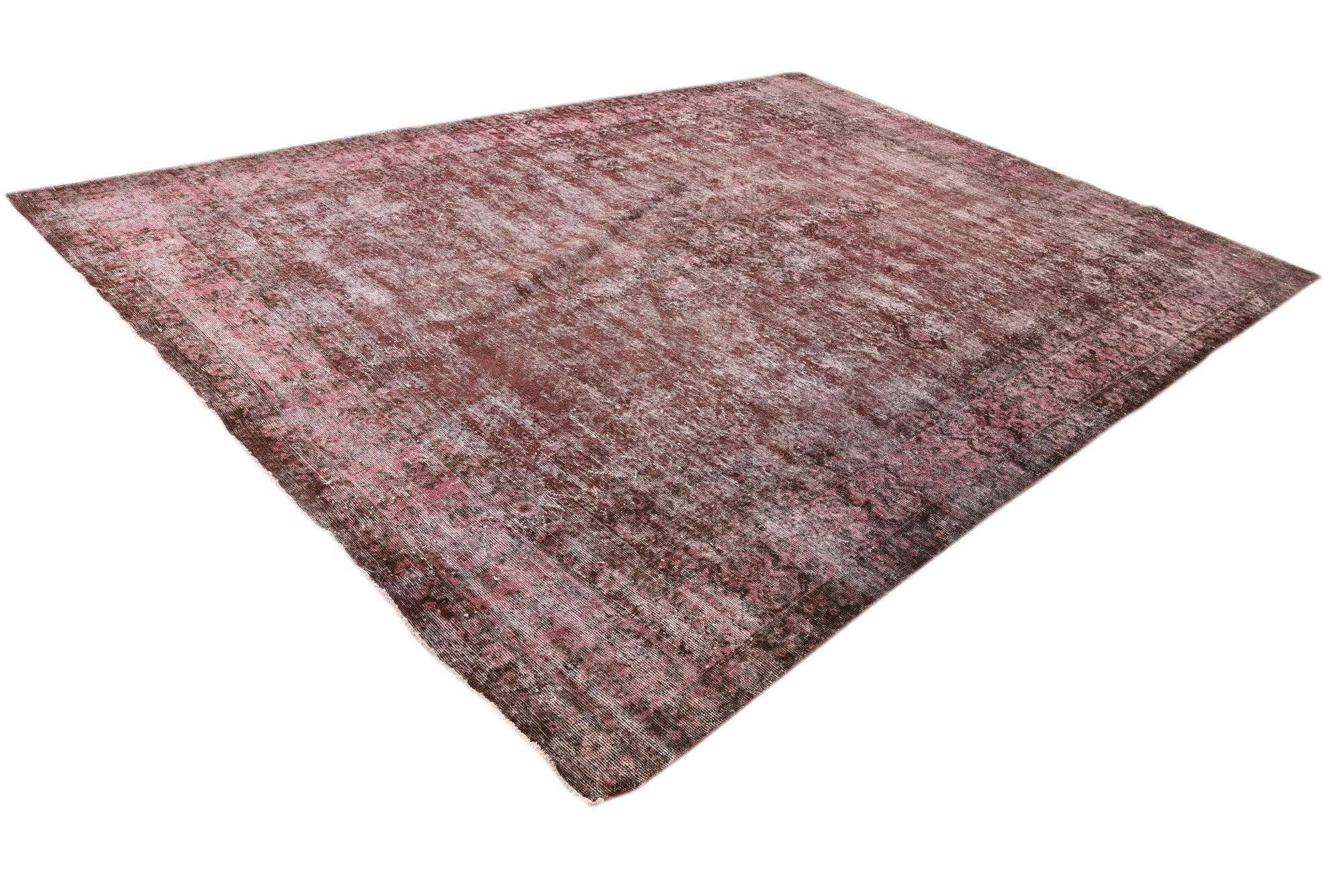 9' 3 x 12' 7 Hand Knotted Ultra Vintage Persian Wool Rug