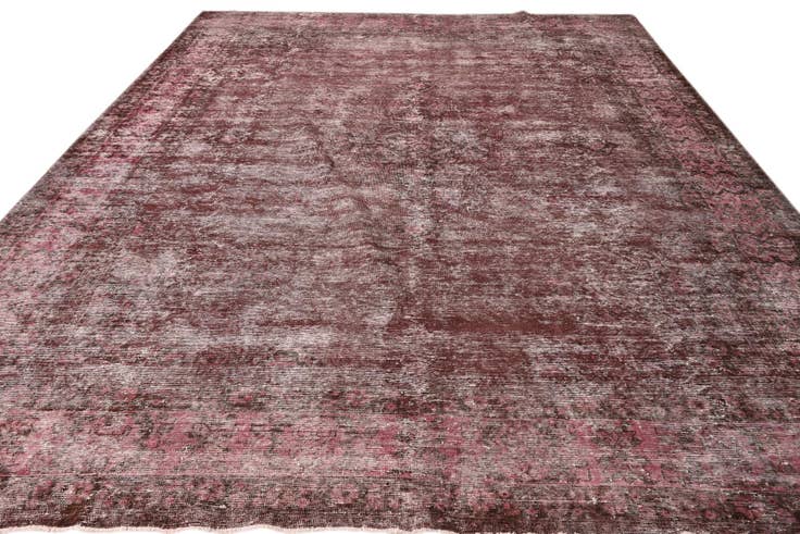 Detail image of 9' 3 x 12' 7 Hand Knotted Ultra Vintage Persian Wool Rug