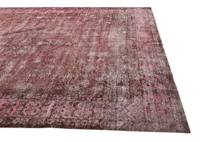 9' 3 x 12' 7 Hand Knotted Ultra Vintage Persian Wool Rug