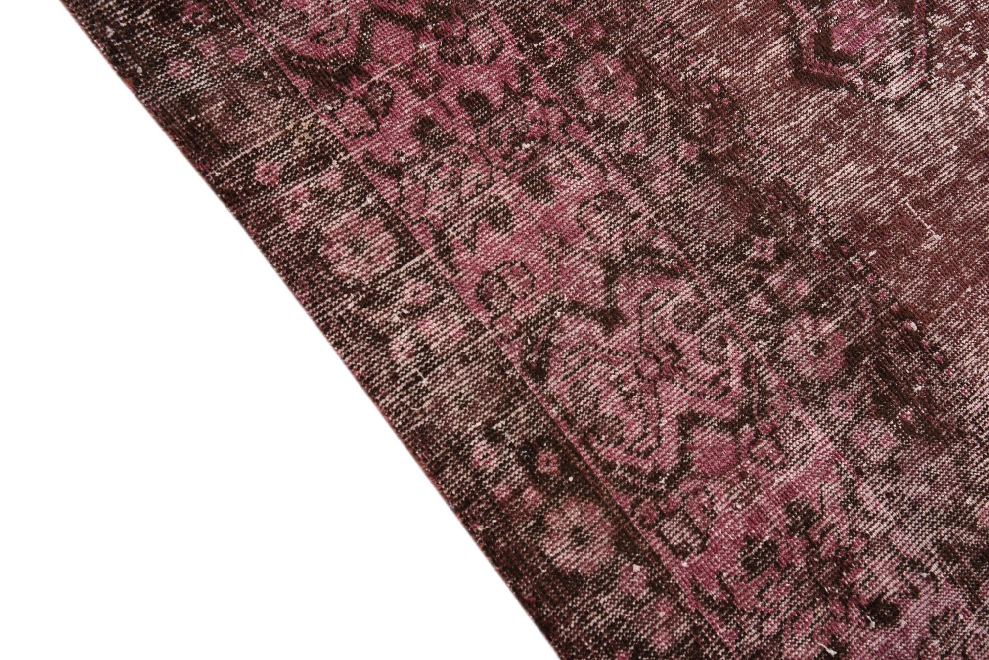 9' 3 x 12' 7 Hand Knotted Ultra Vintage Persian Wool Rug