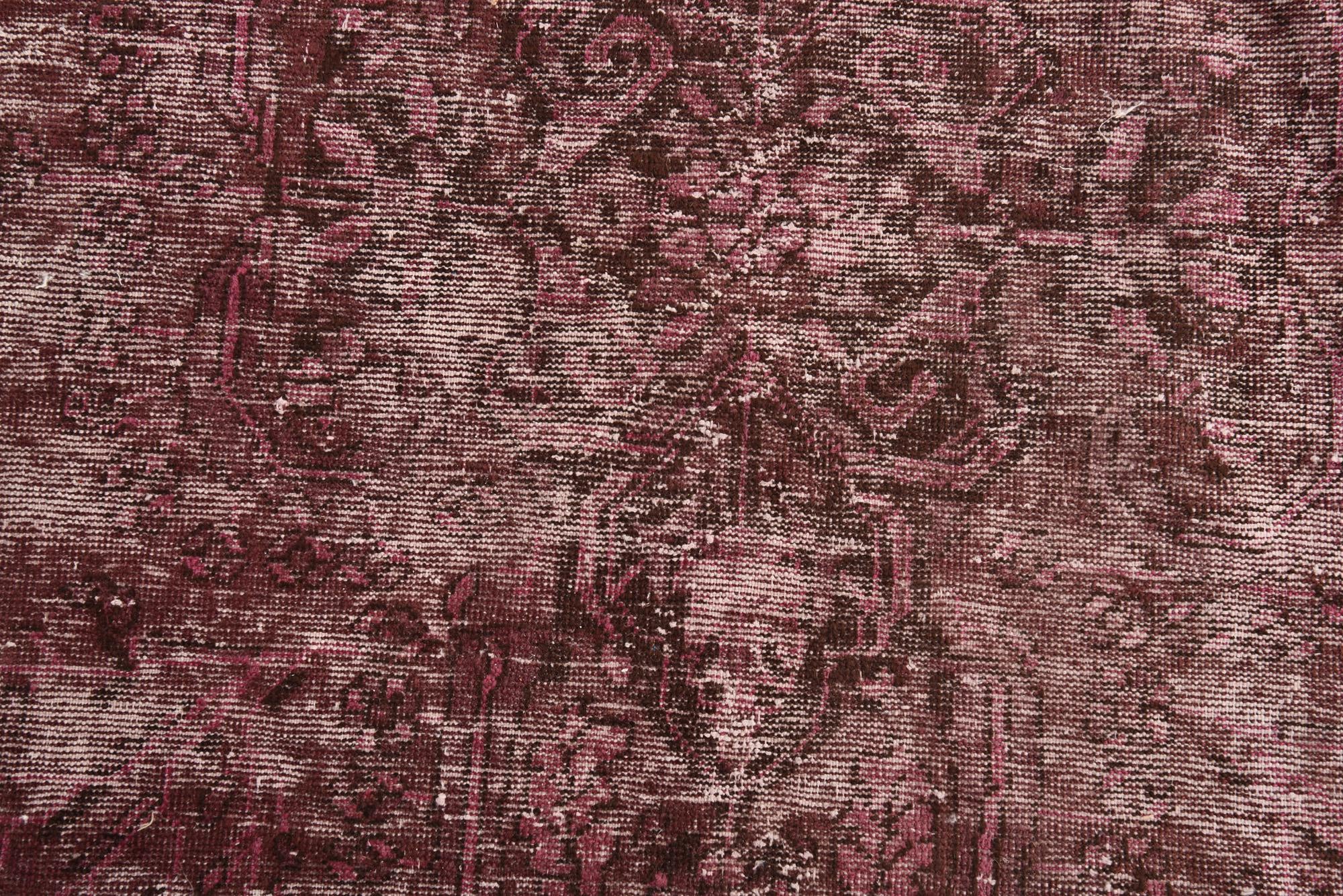 9' 3 x 12' 7 Hand Knotted Ultra Vintage Persian Wool Rug