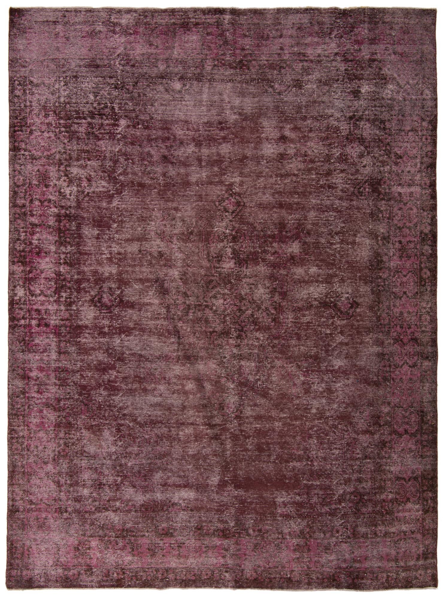 9' 3 x 12' 7 Hand Knotted Ultra Vintage Persian Wool Rug