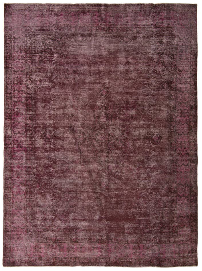 Detail image of 9' 3 x 12' 7 Hand Knotted Ultra Vintage Persian Wool Rug