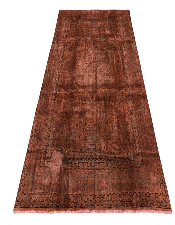 Detail image of 7' 10 x 12'  Hand Knotted Ultra Vintage Persian Wool Rug