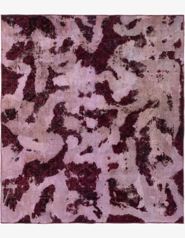 6' 5 x 7' 4 Hand Knotted Ultra Vintage Persian Wool Rug