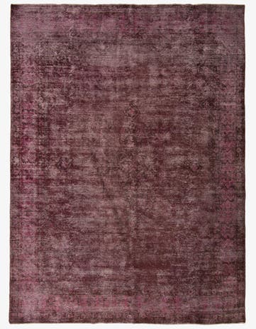 9' 3 x 12' 7 Hand Knotted Ultra Vintage Persian Wool Rug