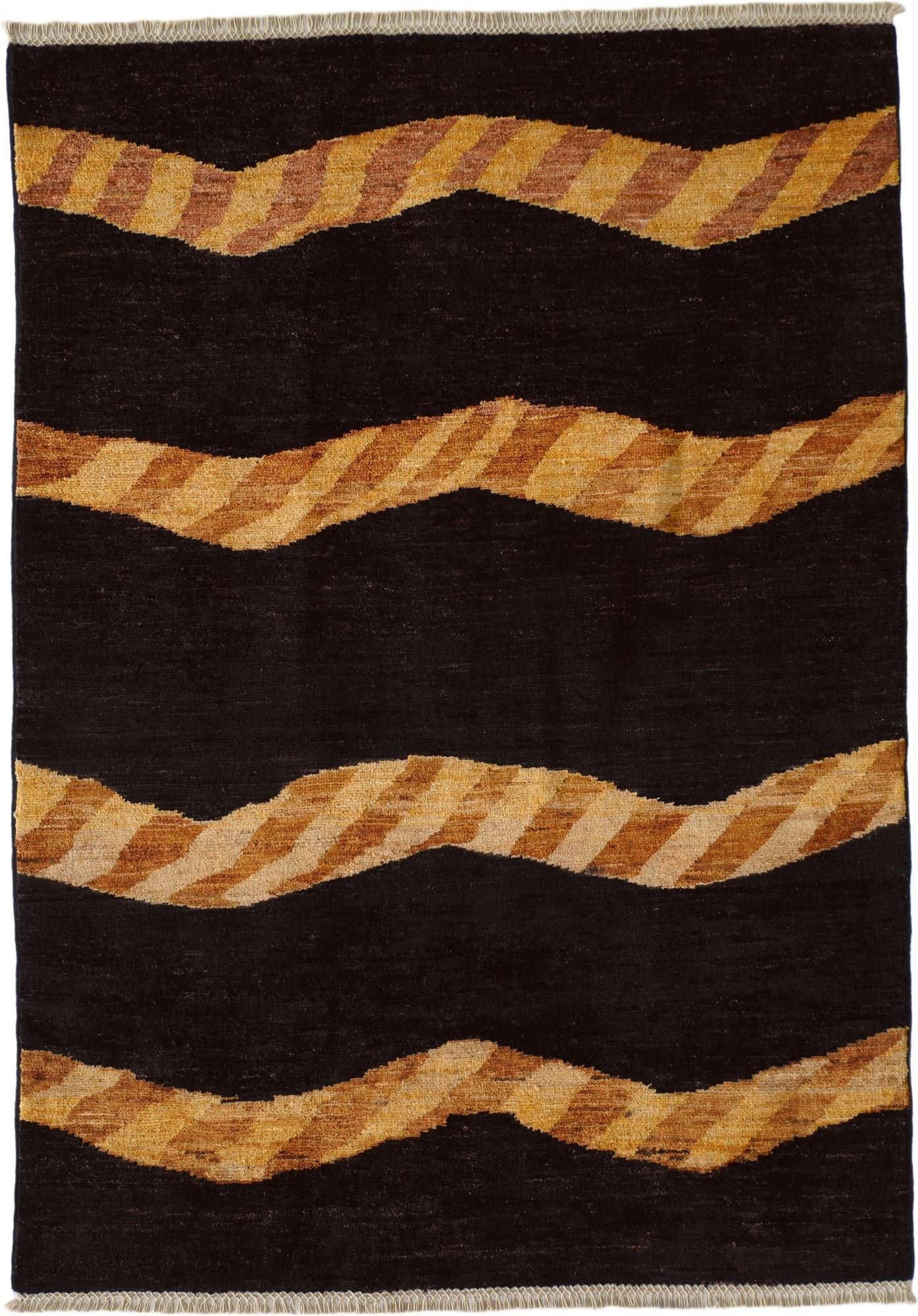 3' 10 x 5' 5 Hand Knotted Ziegler Modern Rug