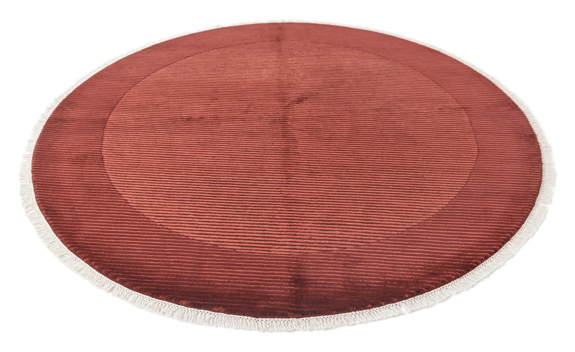 6' 6 x 6' 6 Hand Knotted Darya Wool Round Rug