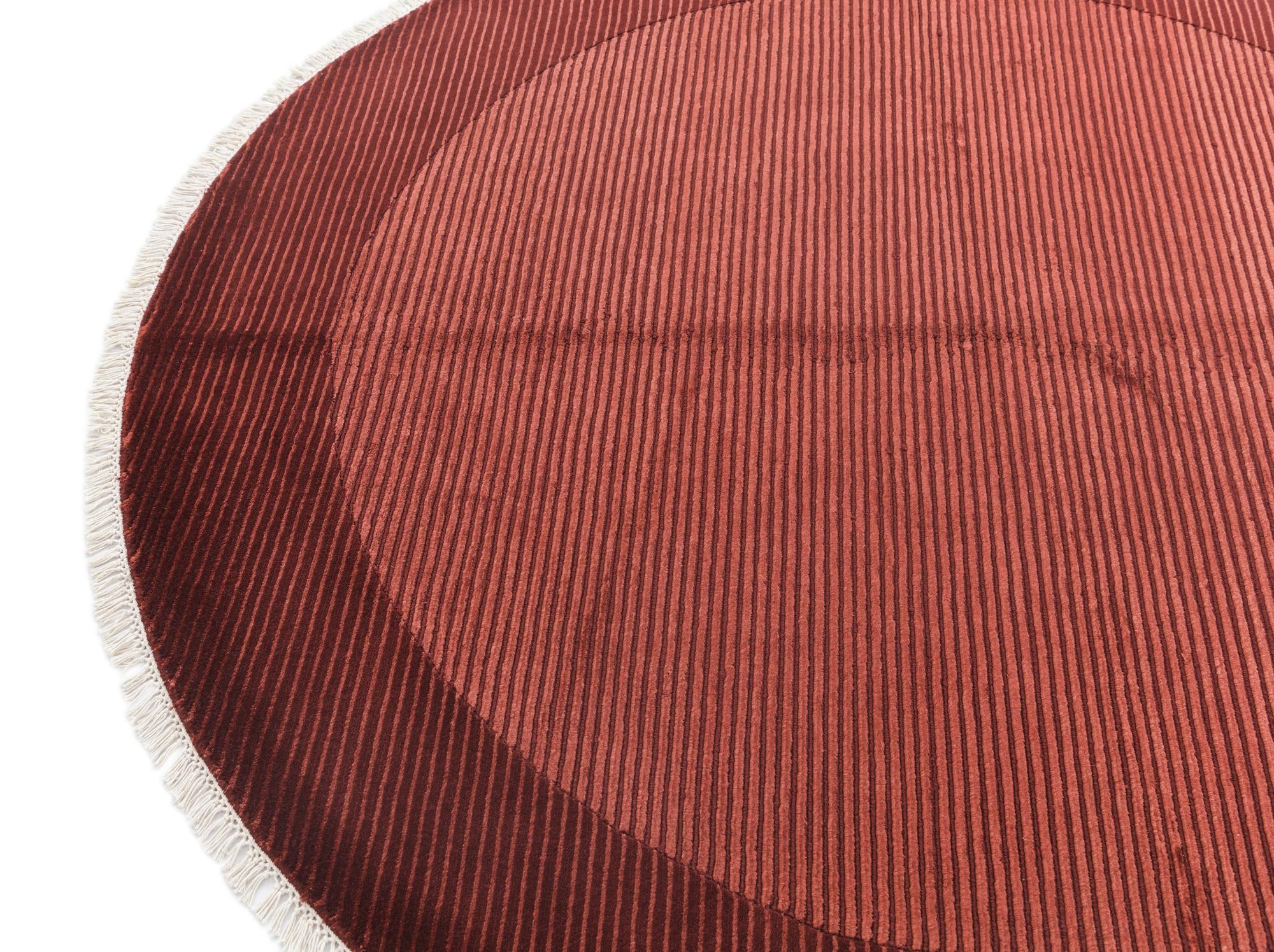 6' 6 x 6' 6 Hand Knotted Darya Wool Round Rug