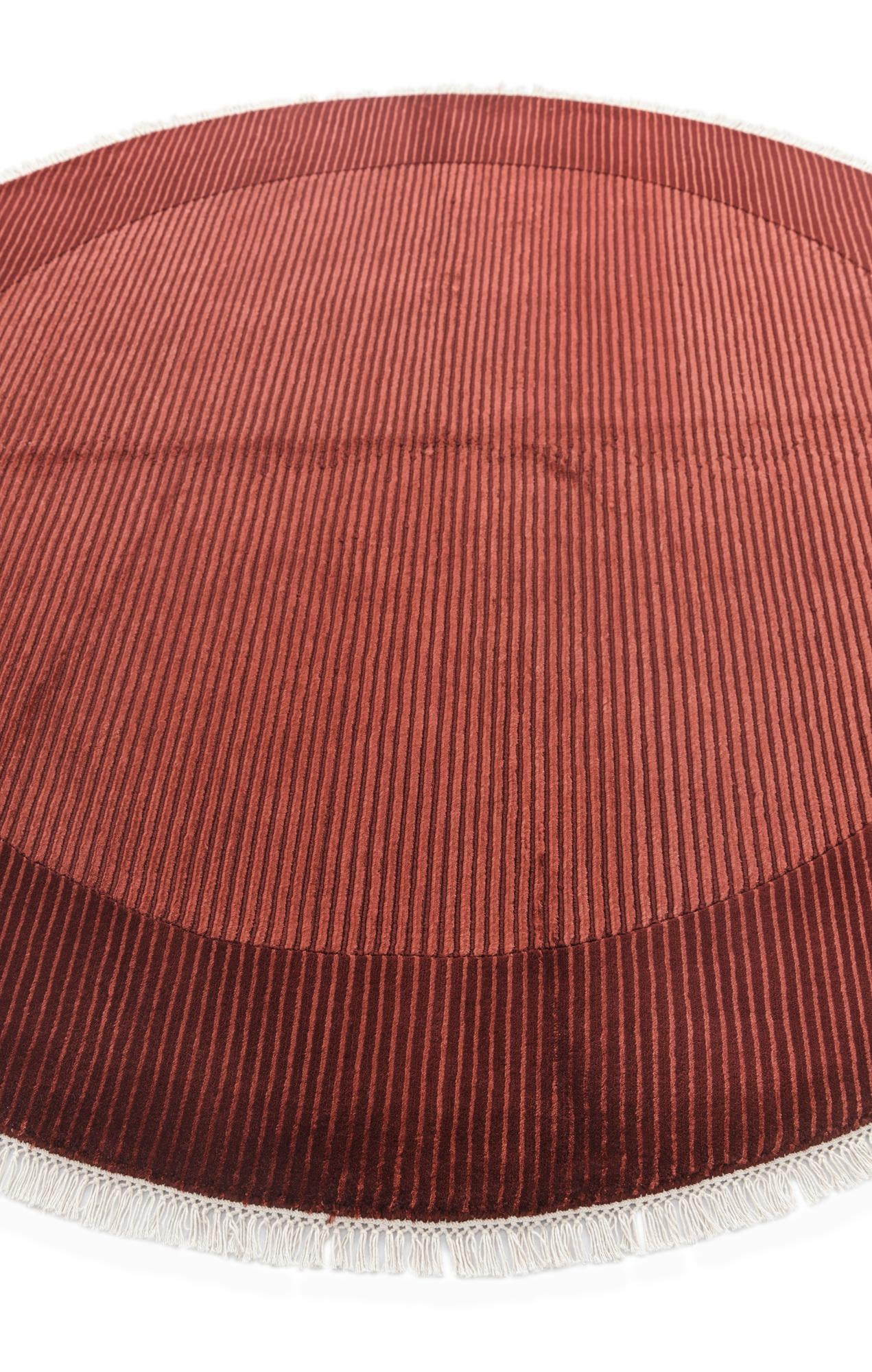 6' 6 x 6' 6 Hand Knotted Darya Wool Round Rug