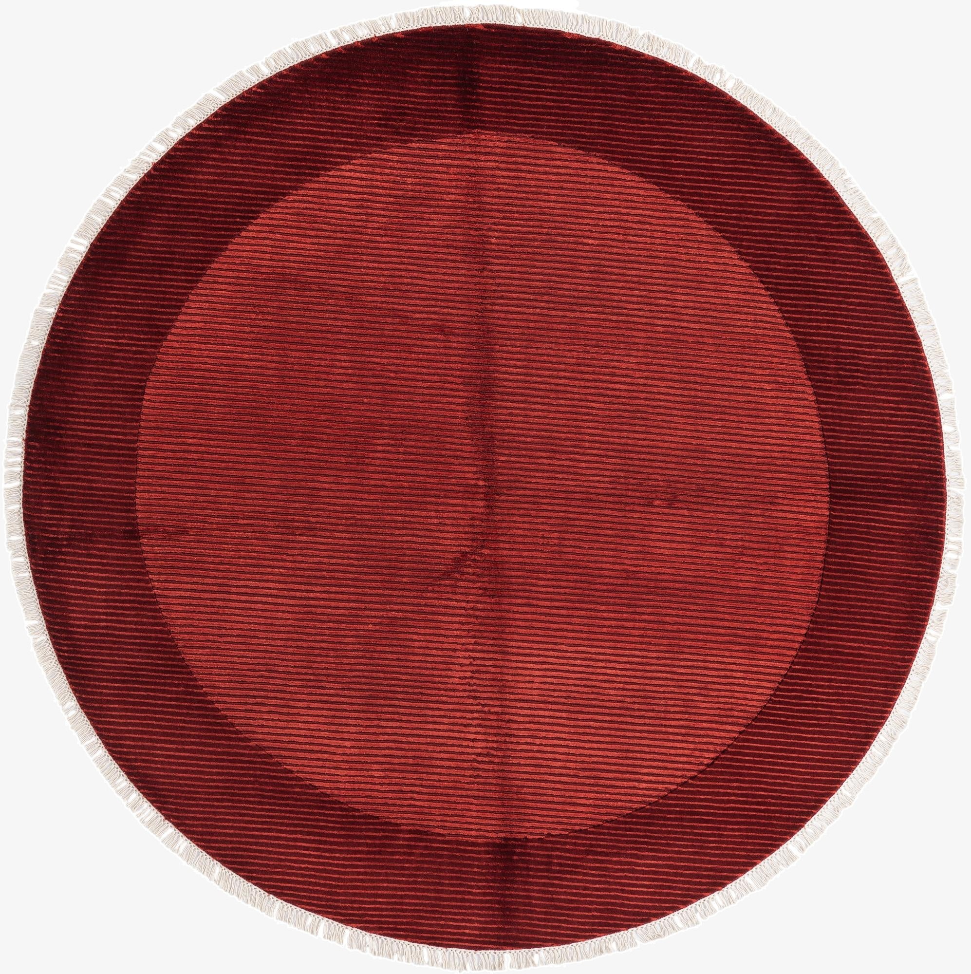 6' 6 x 6' 6  Hand Knotted Darya Wool Round Rug