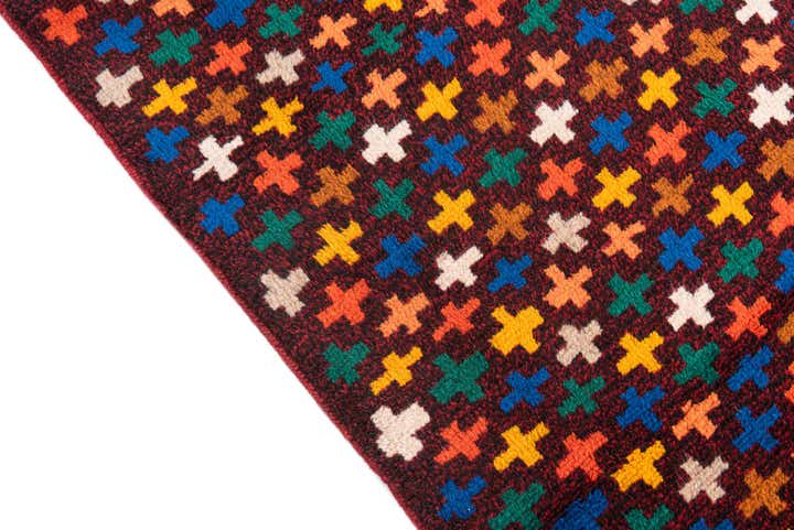 2' 9 x 9' 9 Hand Knotted Balouch Wool Runner Rug