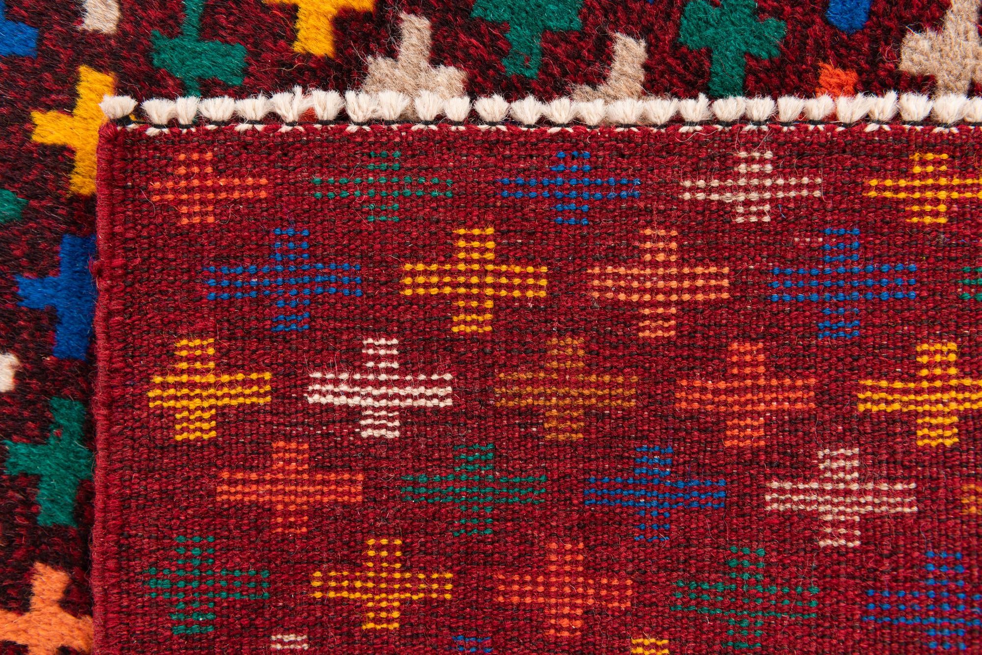 2' 9 x 9' 9 Hand Knotted Balouch Wool Runner Rug