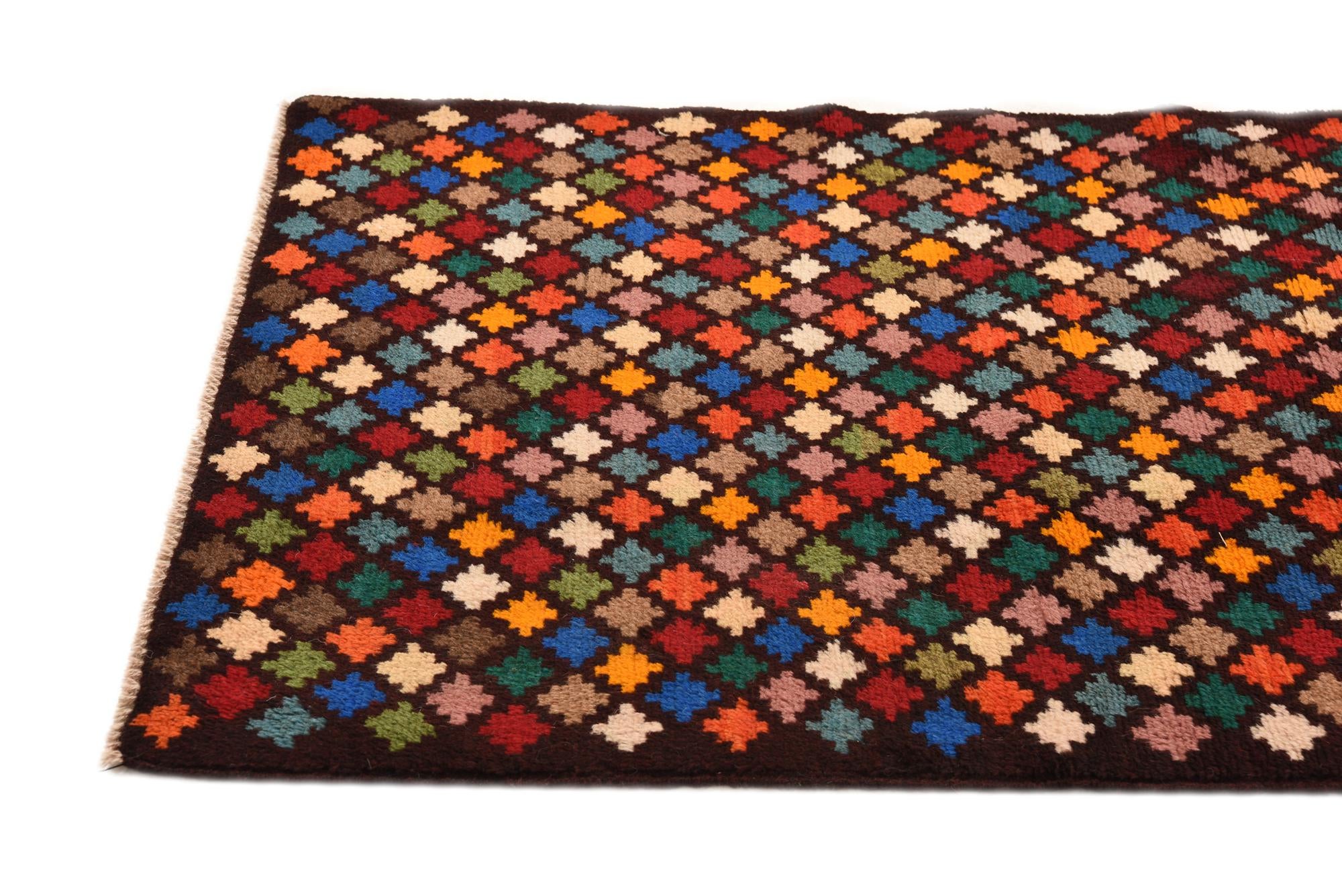 2' 8 x 9' 8 Hand Knotted Balouch Wool Runner Rug