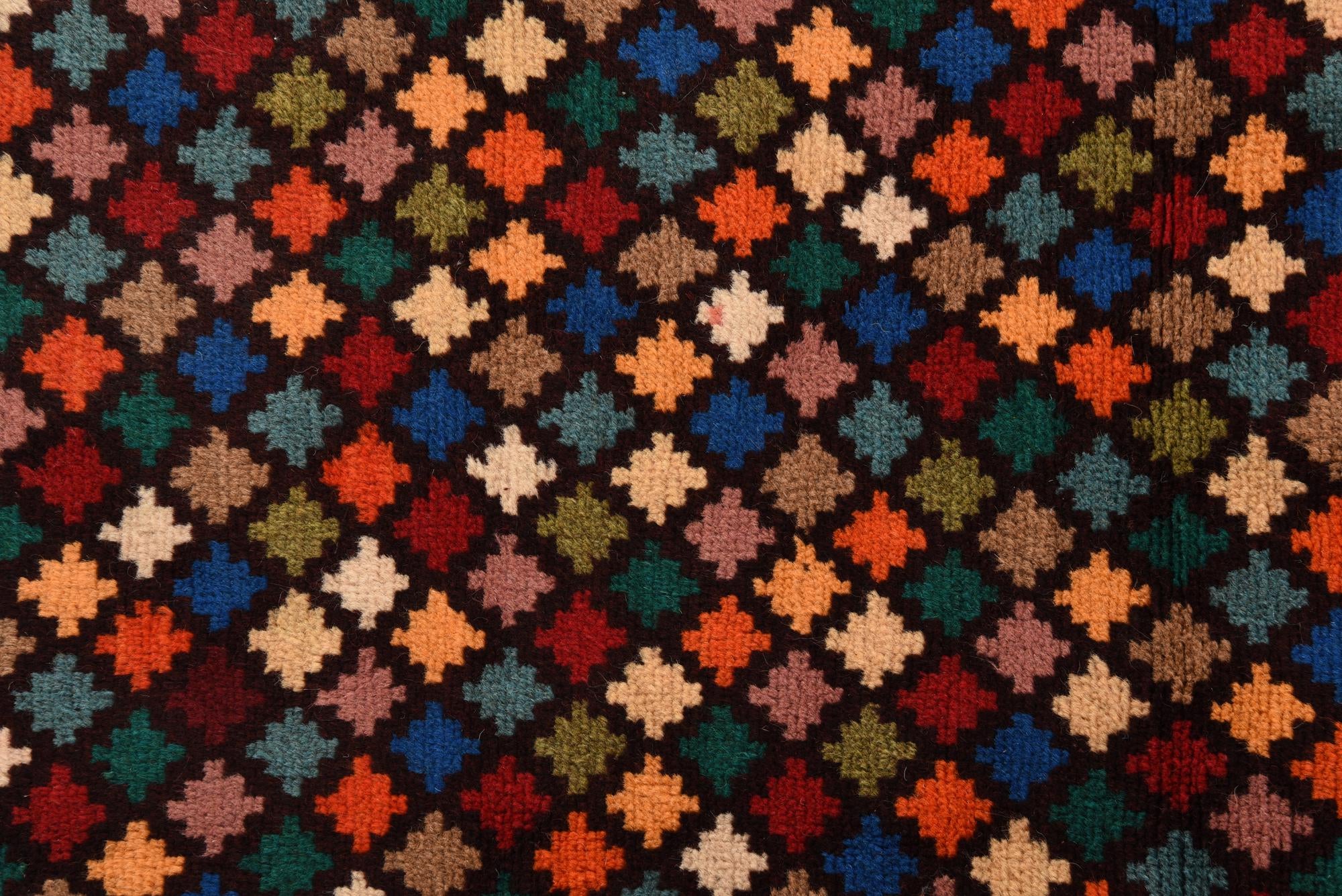 2' 8 x 9' 8 Hand Knotted Balouch Wool Runner Rug