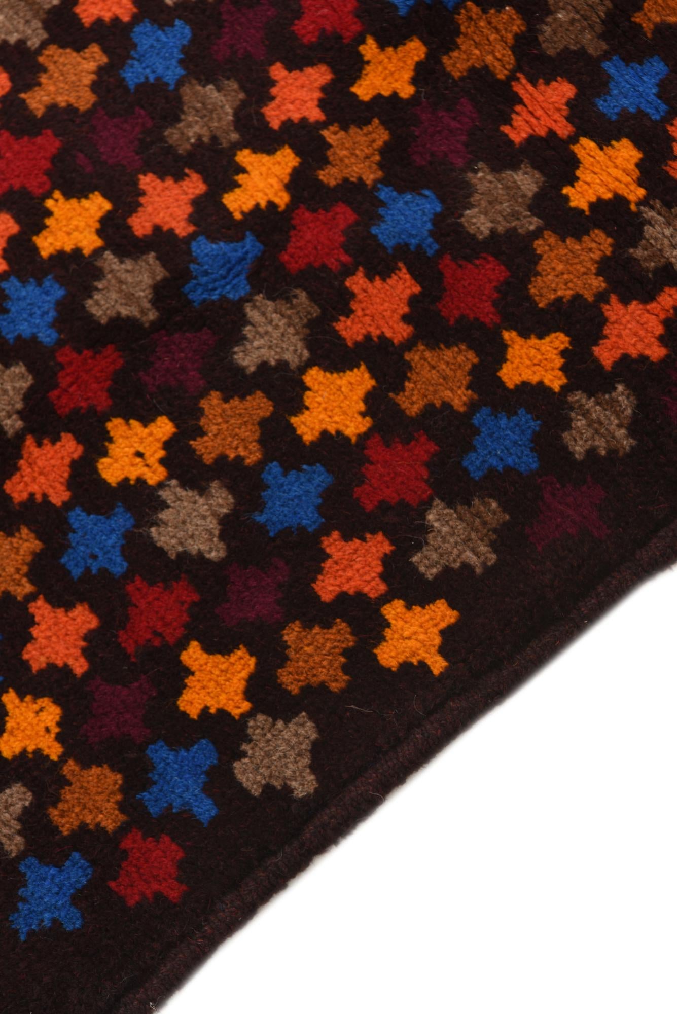 2' 8 x 9' 8 Hand Knotted Balouch Wool Runner Rug
