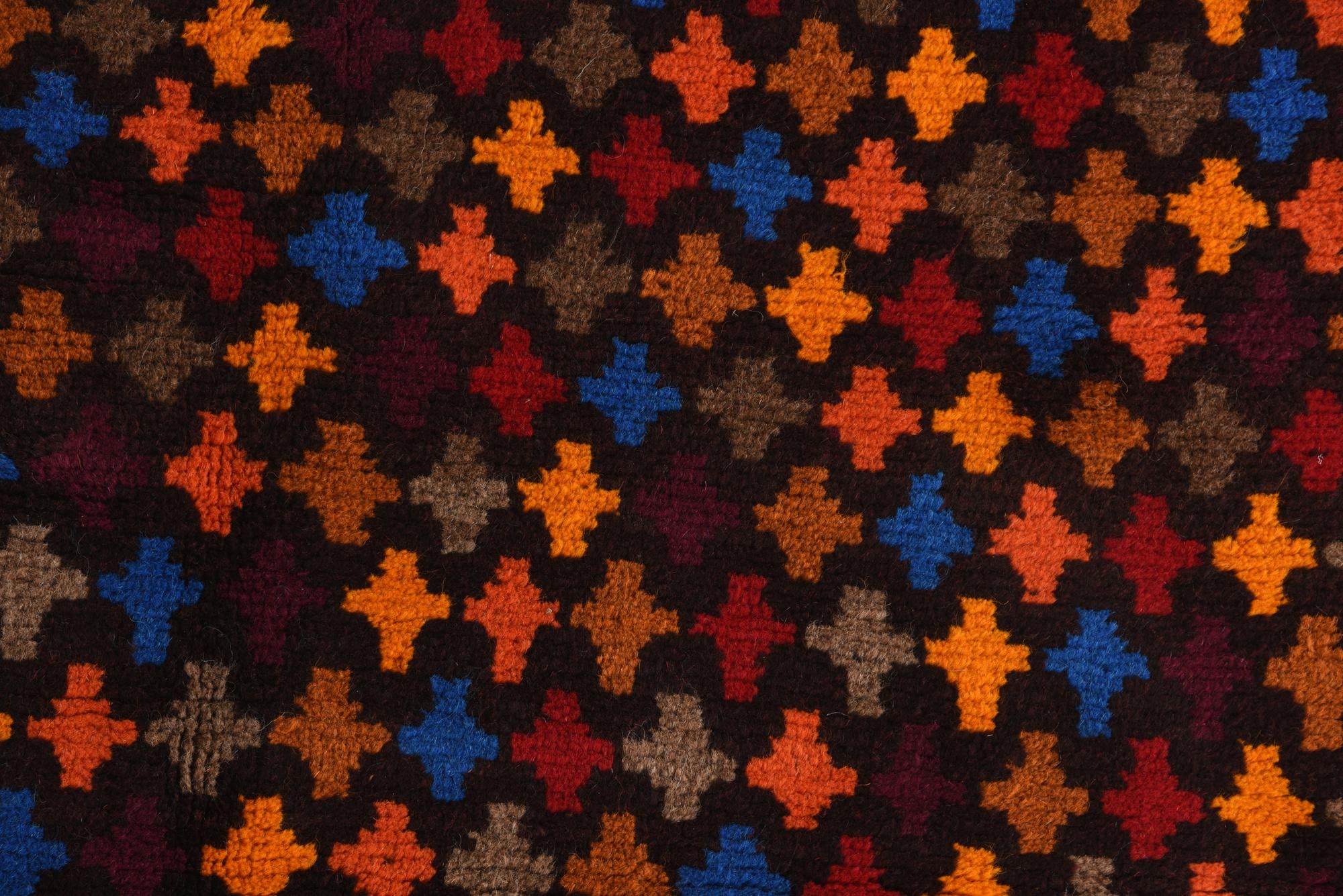 2' 8 x 9' 8 Hand Knotted Balouch Wool Runner Rug