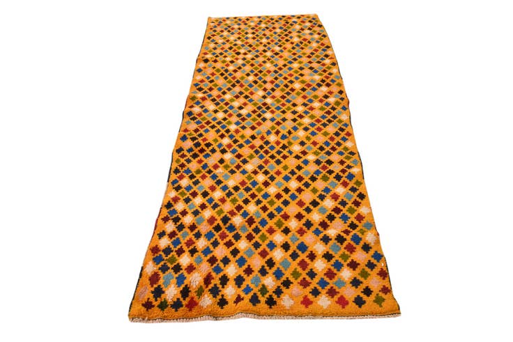 Detail image of 2' 9 x 9' 4 Hand Knotted Balouch Wool Runner Rug
