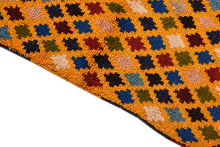 Detail image of 2' 9 x 9' 4 Hand Knotted Balouch Wool Runner Rug