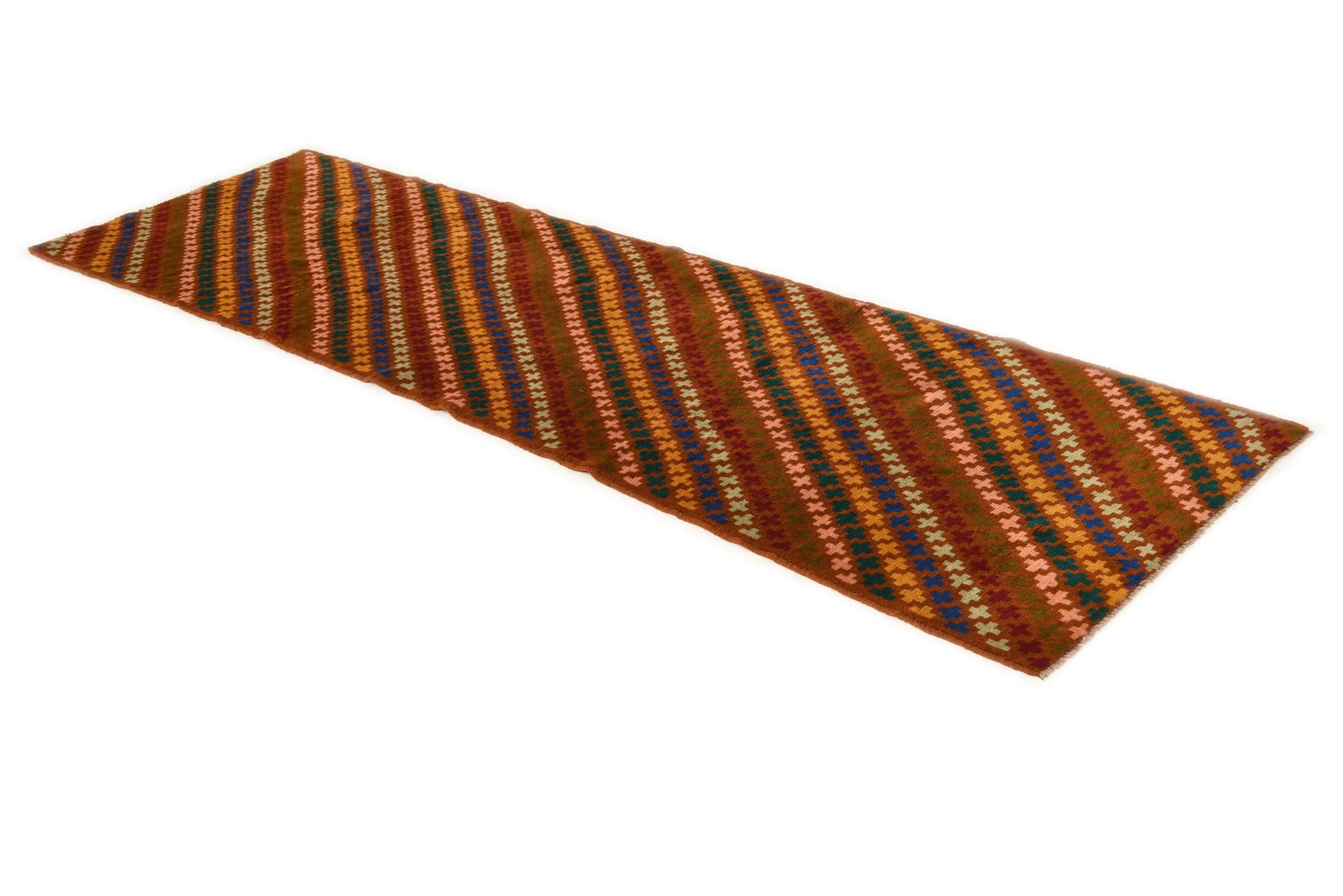 2' 8 x 9' 4 Hand Knotted Balouch Wool Runner Rug