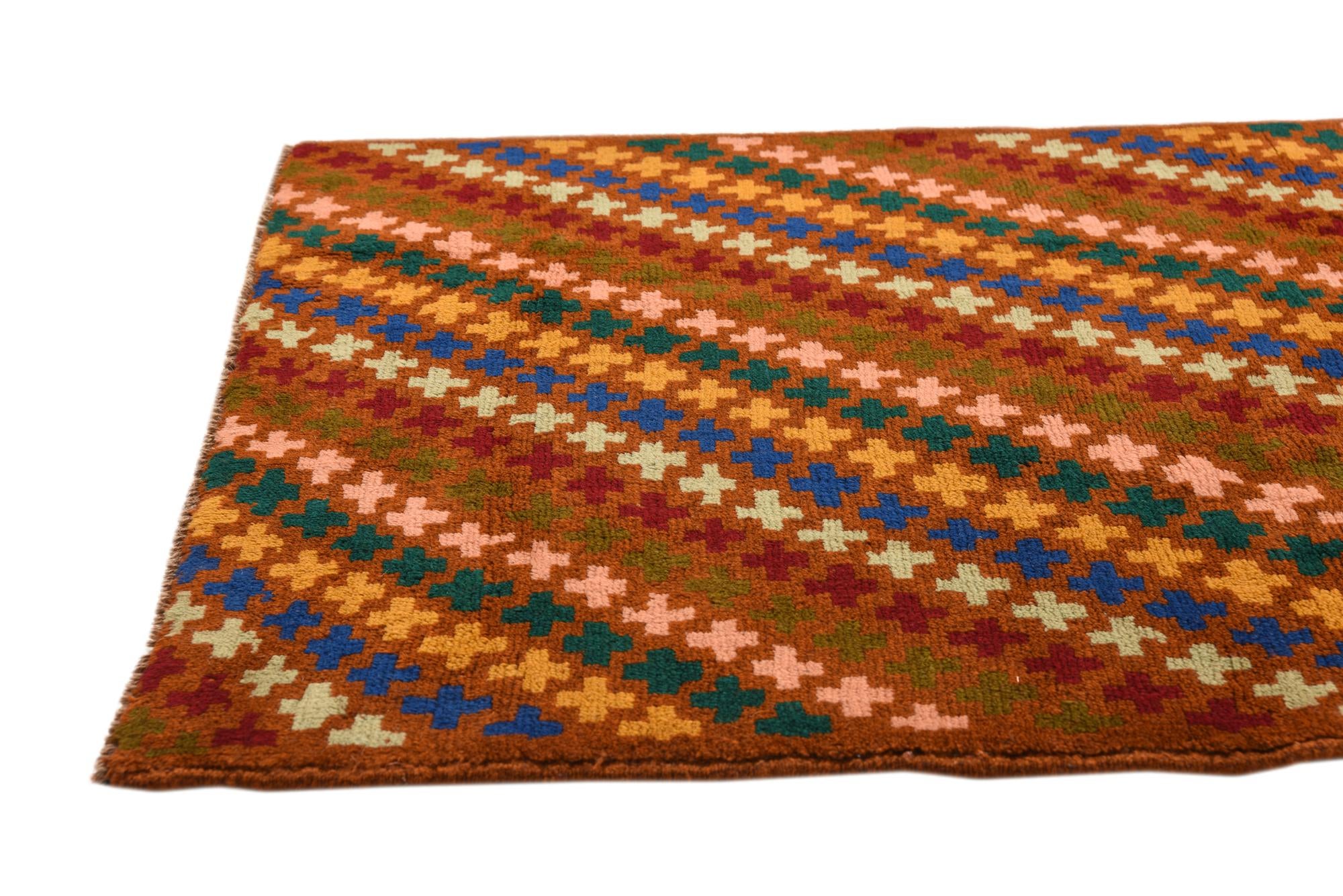 2' 8 x 9' 4 Hand Knotted Balouch Wool Runner Rug