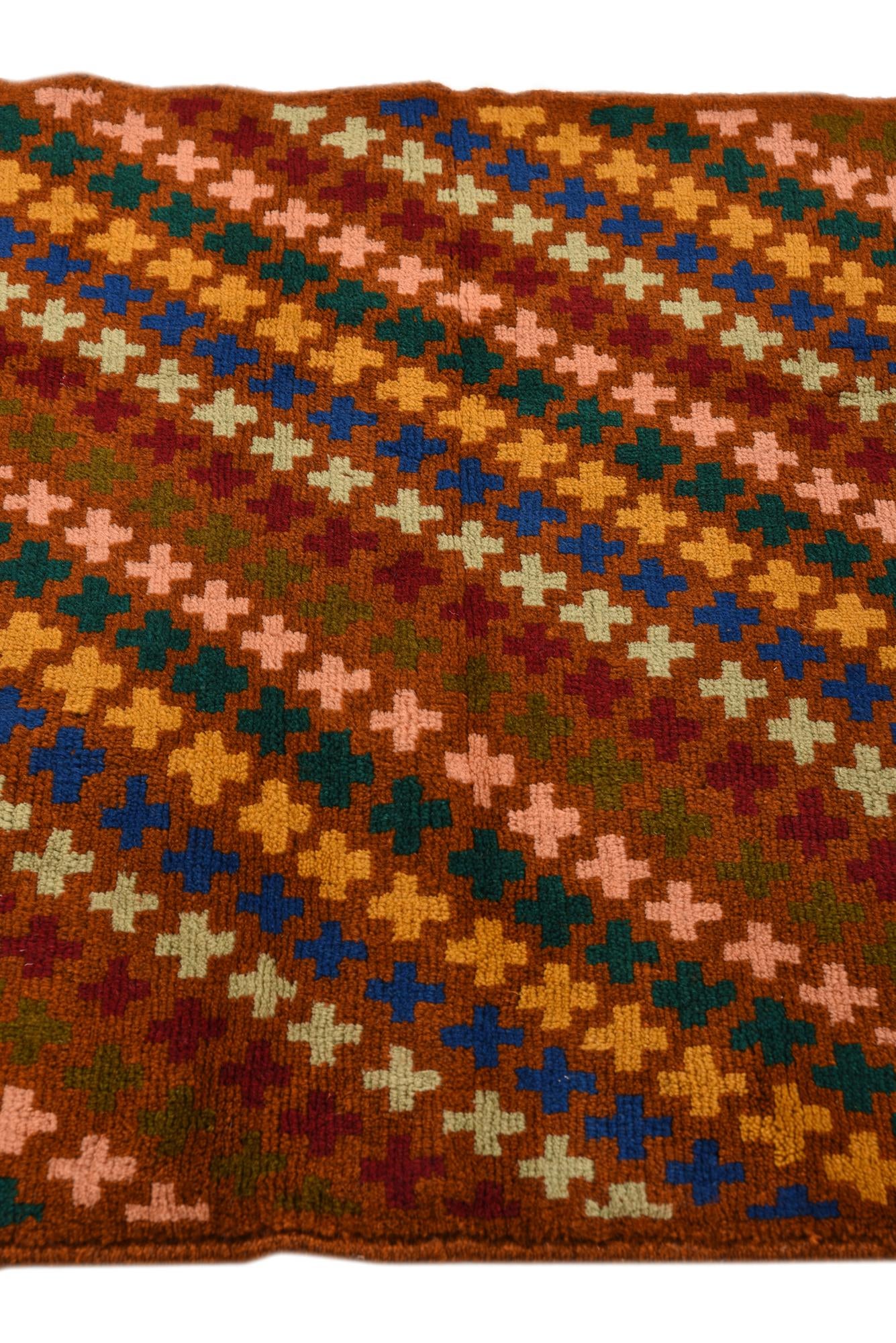2' 8 x 9' 4 Hand Knotted Balouch Wool Runner Rug