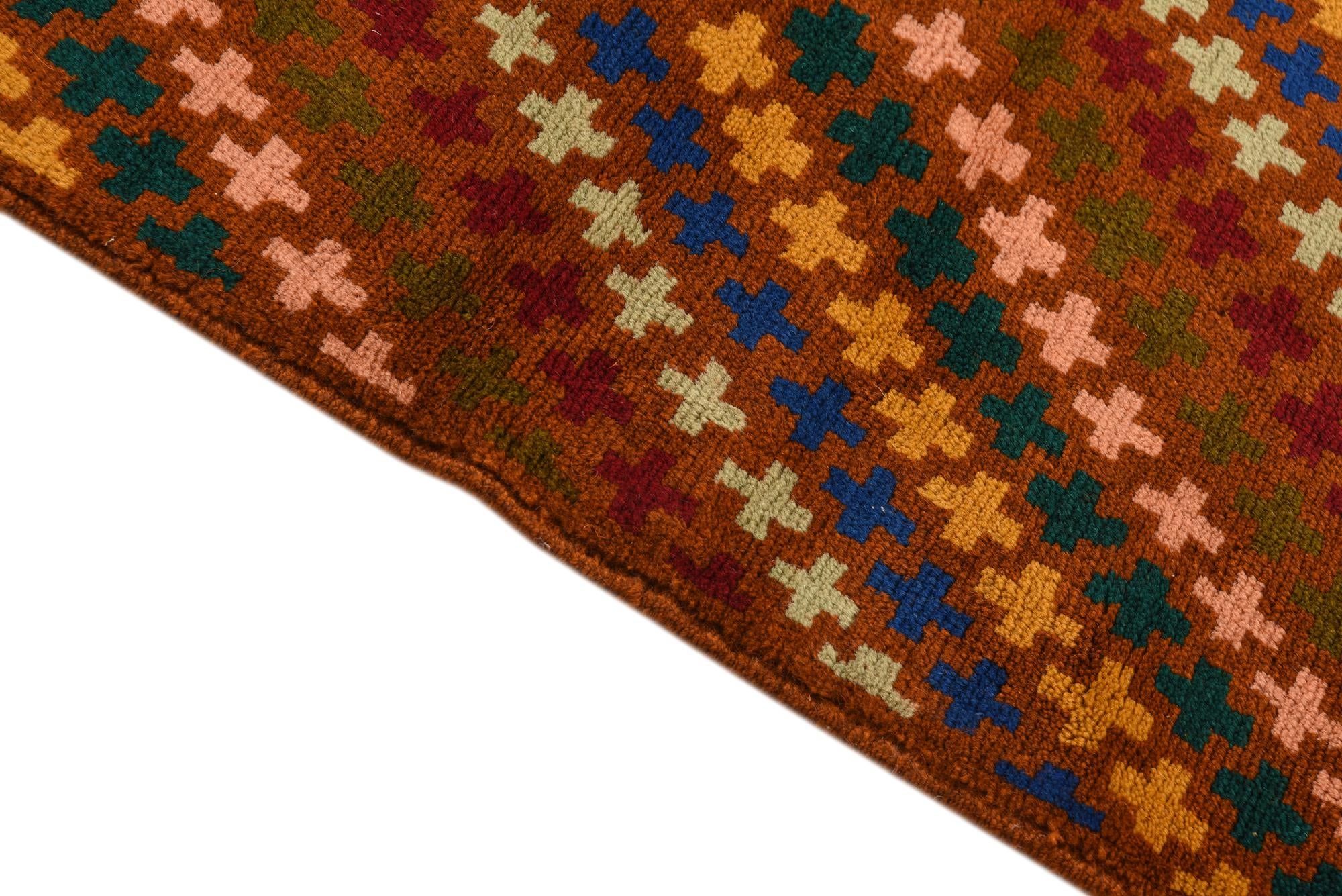 2' 8 x 9' 4 Hand Knotted Balouch Wool Runner Rug