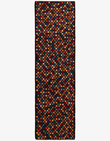 2' 8 x 9' 8 Hand Knotted Balouch Wool Runner Rug