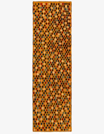 2' 9 x 9' 4 Hand Knotted Balouch Wool Runner Rug