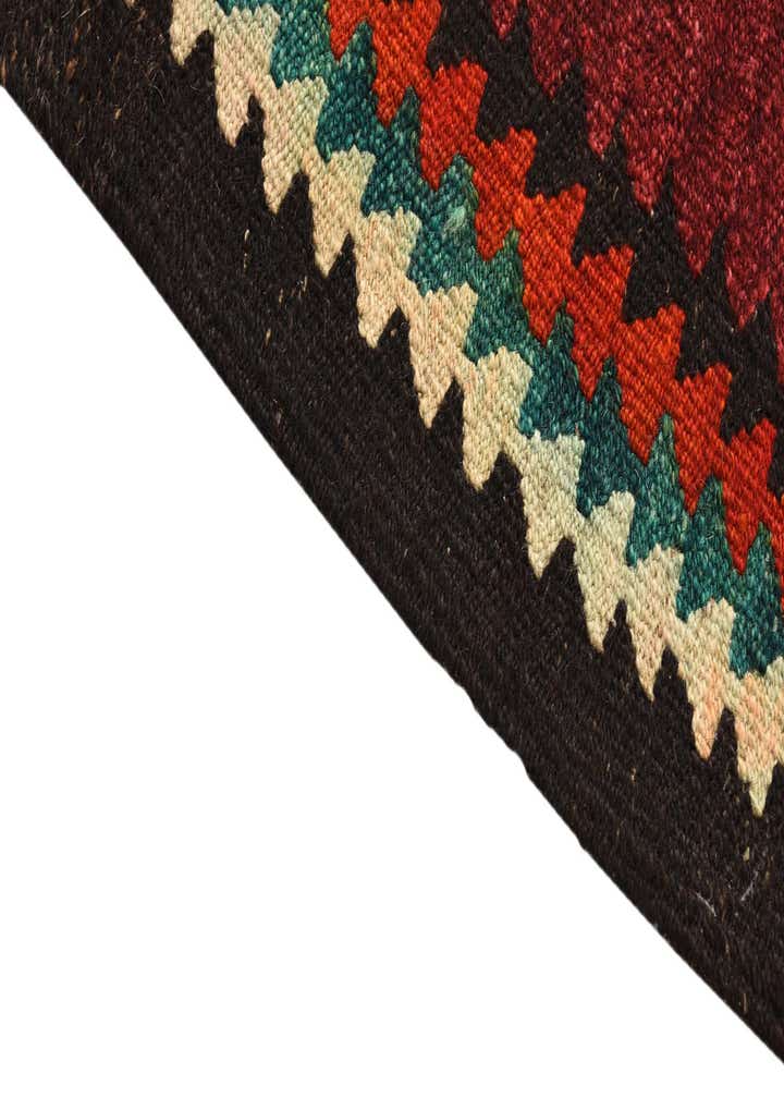 4' 4 x 7' 10 Hand Woven Kilim Fars Wool Runner Rug