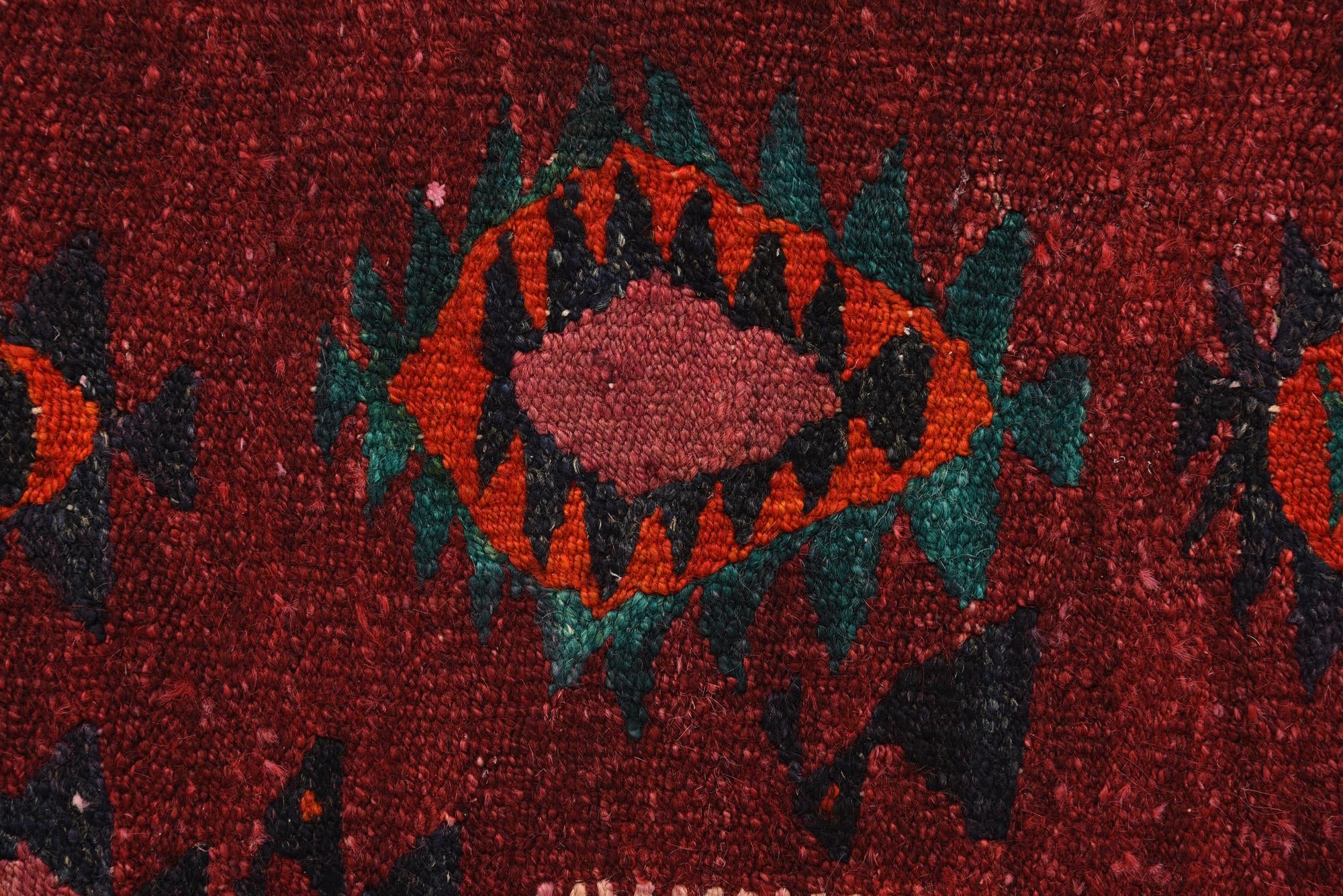 4' 4 x 7' 10 Hand Woven Kilim Fars Wool Runner Rug