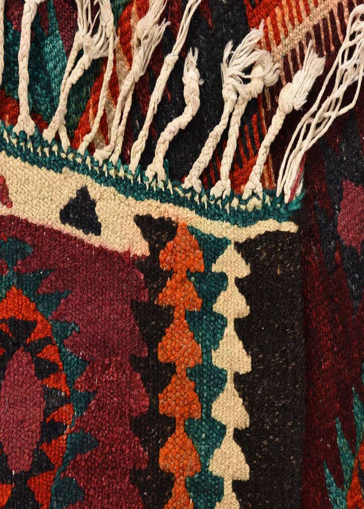 4' 4 x 7' 10 Hand Woven Kilim Fars Wool Runner Rug