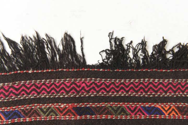 4' 5 x 8' 7 Hand Woven Kilim Fars Wool Runner Rug