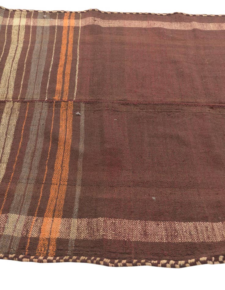 Detail image of 5' 3 x 10' 3  Hand Woven Kilim Fars Wool Runner Rug