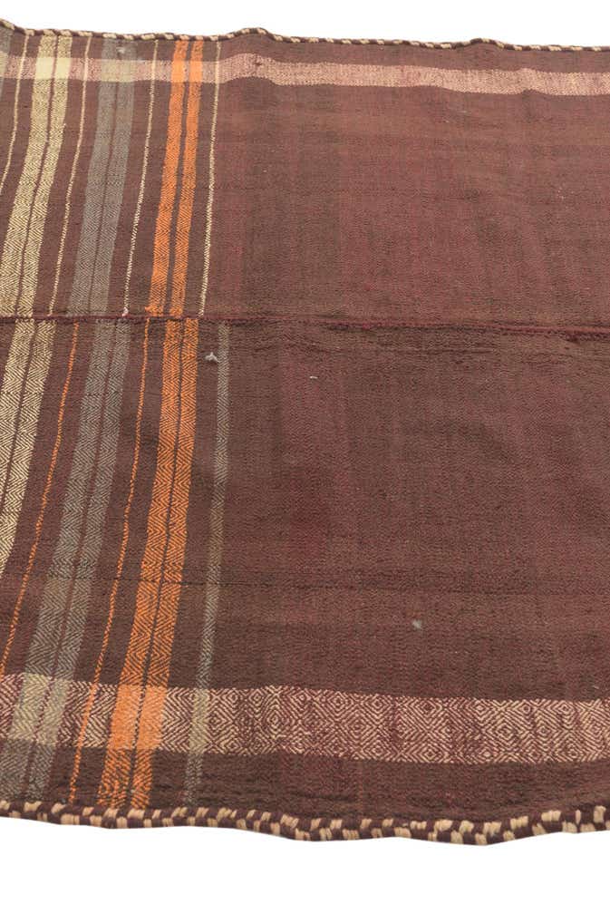 5' 3 x 10' 3 Hand Woven Kilim Fars Wool Runner Rug